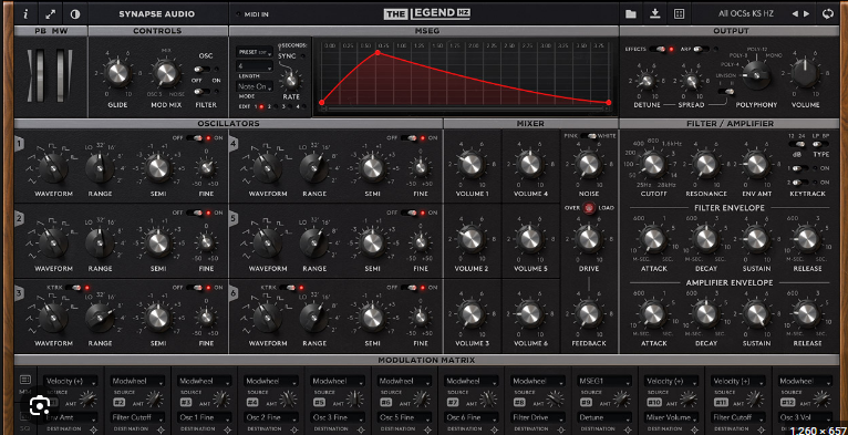 Synapse Audio The Legend HZ